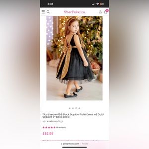 Kids dream little girls dress